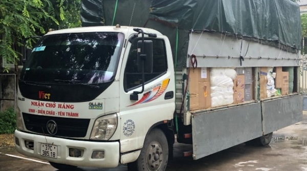 Cục QLTT tỉnh Nghệ An: Thu giữ, xử phạt đối với lô hàng không rõ nguồn gốc xuất xứ