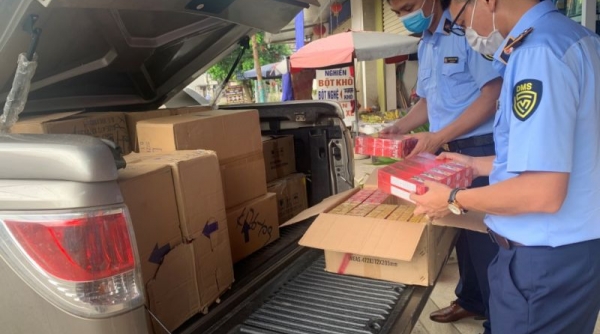 Thu giữ 1.400 sản phẩm mỹ phẩm nhập lậu tại Thái Nguyên