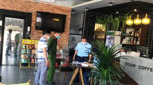 Cục QLTT tỉnh Nghệ An: Xử phạt quán Cafe không chấp hành quy định phòng, chống dịch Covid-19