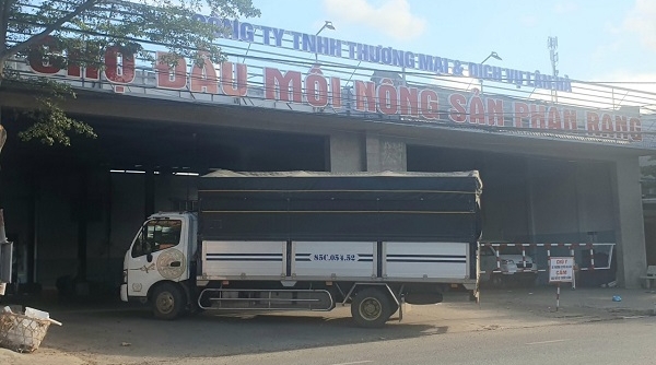 Ninh Thuận: Tạm thời đóng cửa chợ đầu mối nông sản Phan Rang