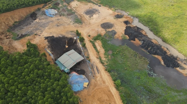 Tam Nông (Phú Thọ): Ngang nhiên bạt rừng, đào đất, xây dựng dự án không phép?