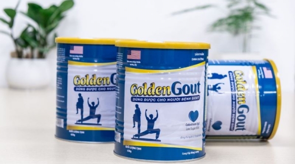 Sữa non GoldenGout - Giải pháp dinh dưỡng cho người bệnh Gout