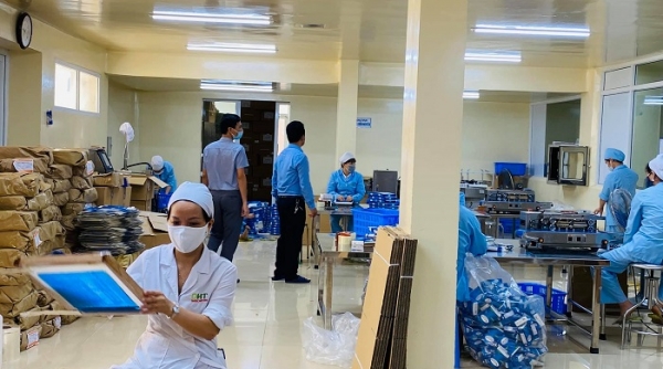 Hà Nội: Các cơ sở sản xuất, kinh doanh tại phường Phú Lãm thực hiện nghiêm các biện pháp phòng, chống dịch