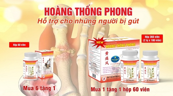 Giải pháp cải thiện bệnh gout cấp tính an toàn, hiệu quả từ sản phẩm Hoàng Thống Phong