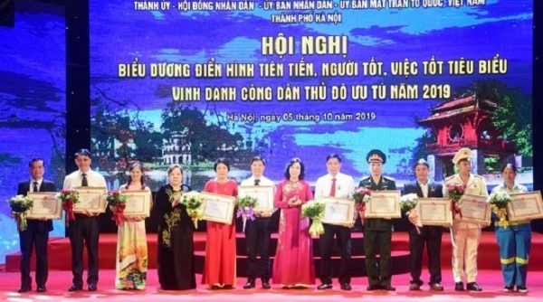 Hà Nội: Tặng danh hiệu ''Người tốt, việc tốt'' năm 2021 cho 188 cá nhân