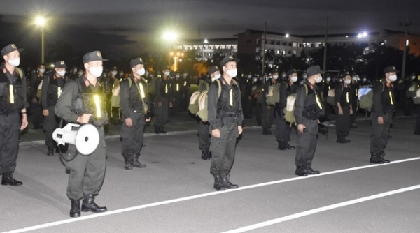Điều động 250 cảnh sát cơ động vào Bình Dương, bảo đảm an ninh trật tự phòng chống dịch