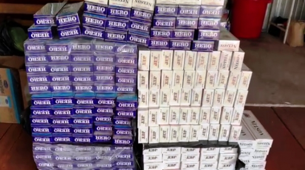 Tiền Giang: Bắt giữ 8.400 bao thuốc lá điếu ngoại nhập lậu