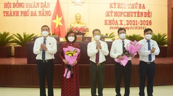 Đà Nẵng: Ông Trần Phước Sơn và bà Ngô Thị Kim Yến giữ chức phó chủ tịch UBND Thành phố