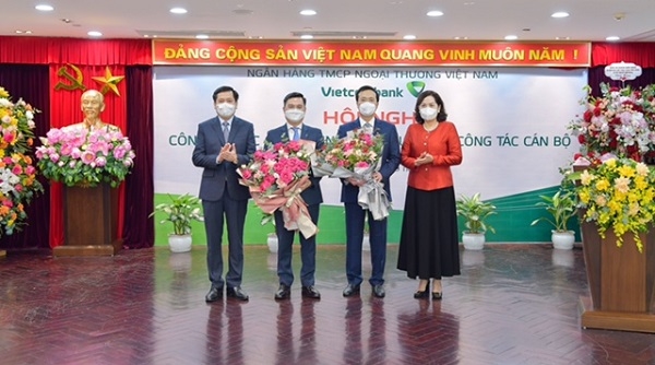 Vietcombank tổ chức Lễ công bố quyết định về nhân sự lãnh đạo cấp cao