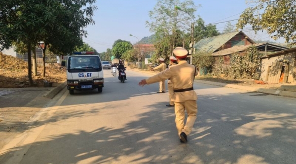 Lào Cai: Tăng cường các biện pháp đảm bảo trật tự an toàn giao thông gắn với phòng chống dịch Covid-19 ​