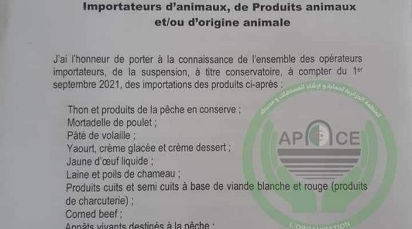 Algeria tạm ngừng nhập khẩu nhiều mặt hàng có nguồn gốc từ động vật