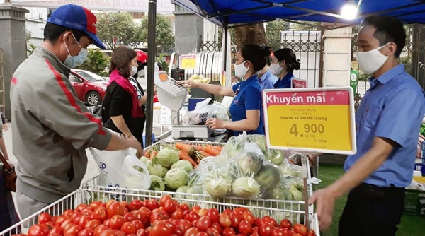Hà Nội: Bảo đảm lưu thông, tiêu thụ nông sản