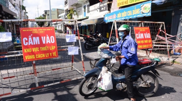 TP. Hồ Chí Minh: Giãn cách xã hội thêm 2 tuần kể từ 0h ngày 16/9