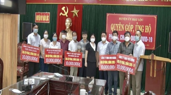 Huyện Hậu Lộc (Thanh Hoá): Tiếp nhận các nguồn lực hỗ trợ công tác phòng, chống dịch Covid- 19