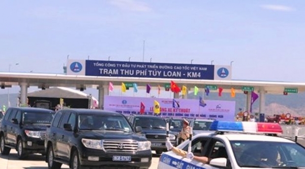 Trạm Túy Loan trên cao tốc Đà Nẵng - Quảng Ngãi thu phí trở lại từ ngày 30/9