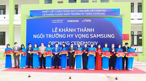 Samsung khánh thành “Trường học Hy vọng” thứ ba tại tỉnh Bắc Giang