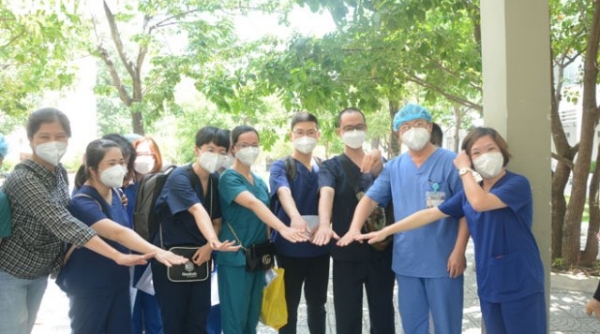 Đoàn y bác sĩ Bệnh viện C Đà Nẵng hỗ trợ TP.HCM chống dịch