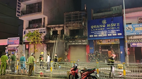 TP. Hồ Chí Minh: Hỏa hoạn thiêu rụi 2 căn nhà, 5 người thương vong