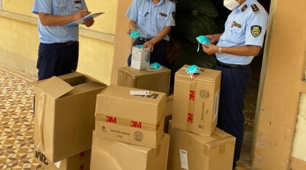 Lạng Sơn: Thu giữ gần 3.000 khẩu trang giả mạo nhãn hiệu 3M