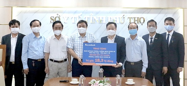 Phú Thọ: Tiếp nhận 18,3 tỉ đồng ủng hộ phòng chống dịch Covid -19