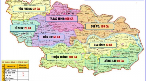 Bắc Ninh: Ghi nhận thêm 5 ca mắc Covid-19