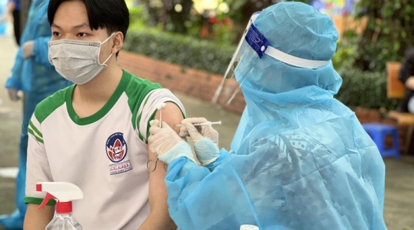 TP. Hồ Chí Minh: Triển khai tiêm vắc xin phòng Covid-19 cho trẻ từ 12 - 17 tuổi
