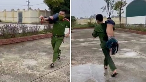 Thanh Hóa: Thượng úy công an cứu sống bé gái bị đuối nước