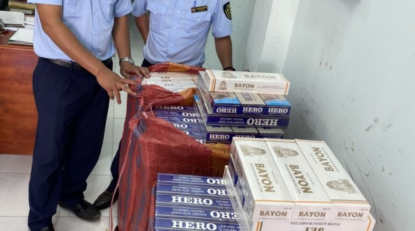 Tây Ninh: Bắt giữ trên 3.000 gói thuốc lá điếu ngoại nhập lậu