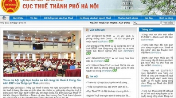 Cục thuế Hà Nội: Tổ chức giải đáp vướng mắc về chính sách thuế trên website