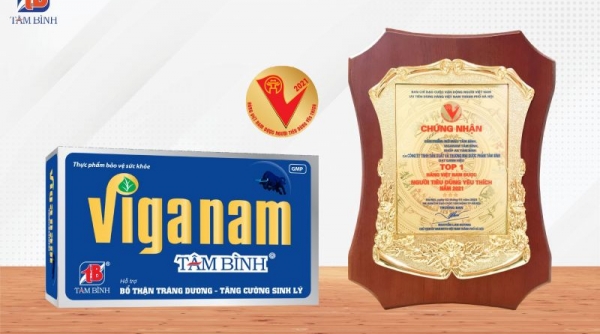 Viganam Tâm Bình Top 1 “Hàng Việt Nam được người tiêu dùng yêu thích”