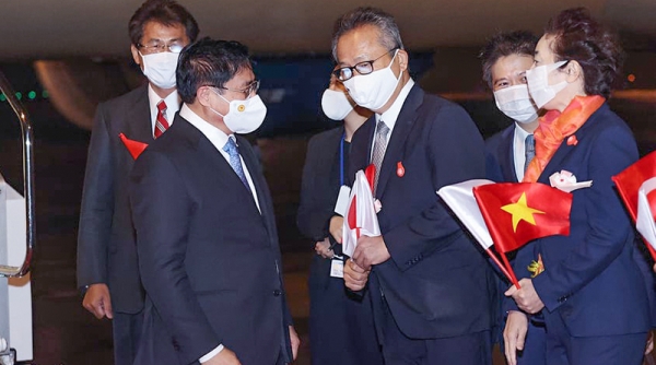 Thủ tướng tới Tokyo, bắt đầu chuyến thăm chính thức Nhật Bản
