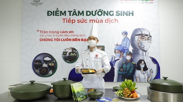 Minh Long với chương trình “Bữa điểm tâm cho tuyến đầu chống dịch”