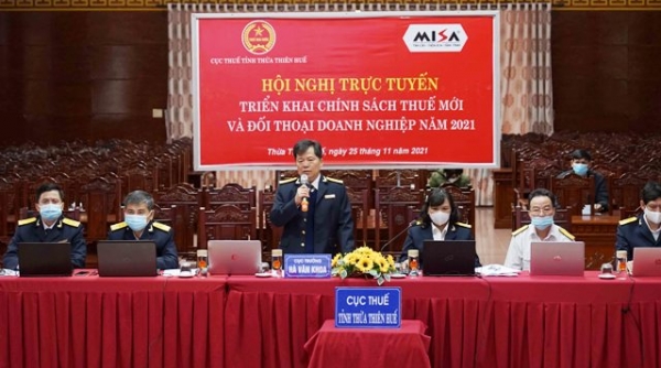 Thừa Thiên Huế: Hội nghị trực tuyến triển khai chính sách thuế mới năm 2021