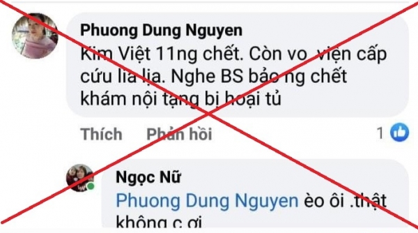 Công an huyện Nông Cống xử lý tài khoản Facebook thông tin sai sự thật về vụ việc sốc phản vệ sau khi tiêm vaccine