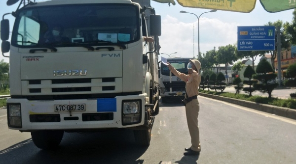 Đà Nẵng: Dừng hoạt động các chốt kiểm soát dịch tại cửa ngõ ra vào thành phố