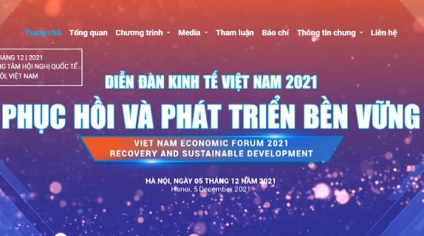 Chủ đề của Diễn đàn Kinh tế Việt Nam năm 2021 hôm nay là “Phục hồi và phát triển bền vững”