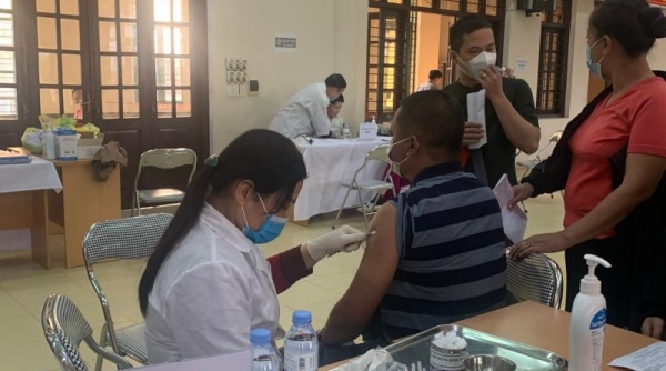 Tỷ lệ bao phủ mũi 1 vaccine phòng Covid-19 tại Thanh Hóa đạt trên 77,4%