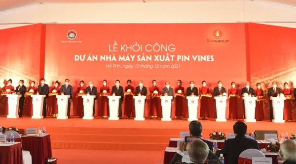 Vingroup khởi công nhà máy sản xuất pin ô tô đầu tiên và hiện đại nhất Việt Nam