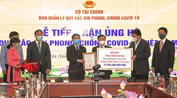 Honda Việt Nam ủng hộ vào Quỹ vaccine phòng Covid-19