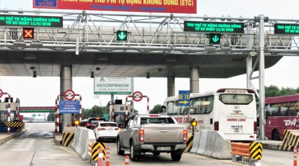 Dự kiến từ chối xe ô tô không dán thẻ thu phí tự động đi vào cao tốc Hà Nội - Hải Phòng từ tháng 05/2022