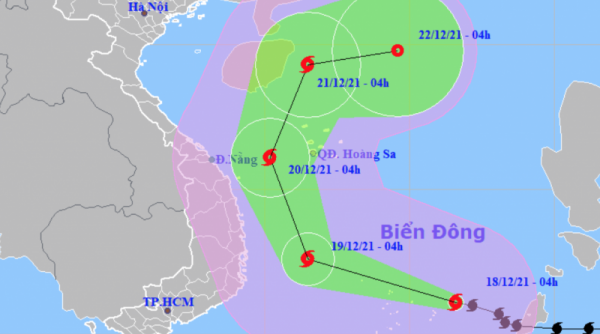 Cảnh báo: Bão số 9 giật cấp 17 đang di chuyển nhanh vào khu vực vùng biển từ Phú Yên - Khánh Hòa