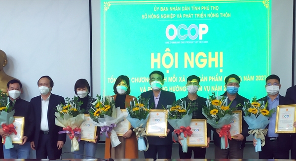 Năm 2021, Phú Thọ công nhận 57 sản phẩm OCOP