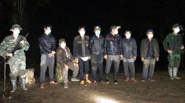 Biên phòng Quảng Nam bắt giữ 07 người nhập cảnh trái phép từ Lào về Việt Nam
