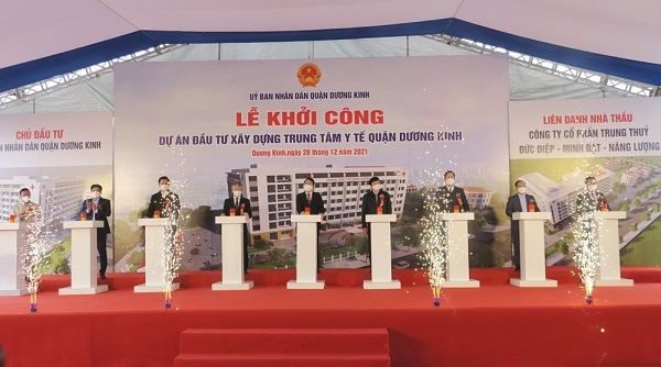 Hải Phòng khởi công dự án đầu tư xây dựng Trung tâm y tế quận Dương Kinh