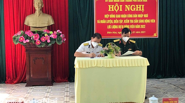 TP. Biên Hòa quyết tâm hoàn thành giao quân năm 2022
