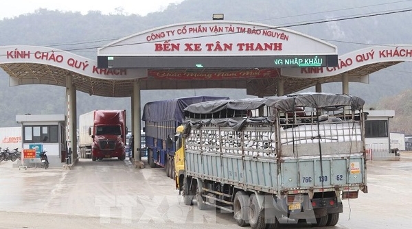 Từ ngày 17/01, Lạng Sơn tạm dừng tiếp nhận xe chở hoa quả tươi lên cửa khẩu