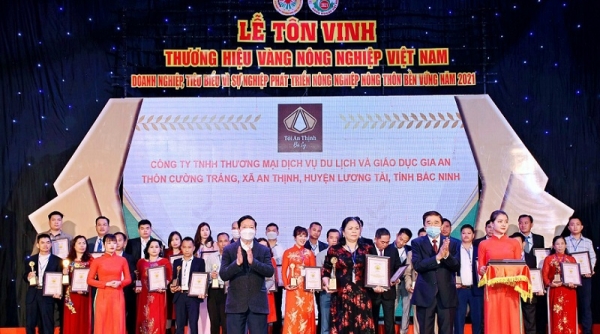 Bắc Ninh có 8 sản phẩm đạt giải “Thương hiệu Vàng nông nghiệp Việt Nam”
