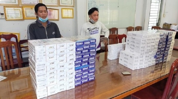 Công an Đồng Tháp bắt giữ vụ vận chuyển 3.300 bao thuốc lá điếu ngoại nhập lậu