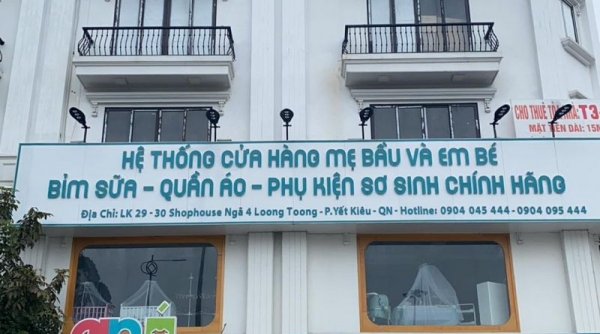 Cửa hàng An Ú Store Hạ Long bán hàng giả, không nguồn gốc xuất xứ, không tem nhãn tiếng Việt