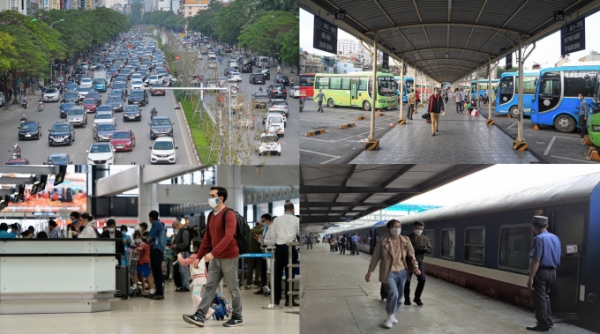 Lượng hành khách đi xe dịp Tết Nguyên đán Nhâm Dần tuyến cố định giảm 50 - 60%